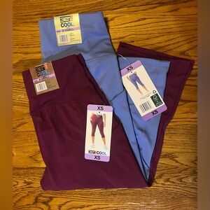 32 Degrees brand Ladies Active Crop Tights. Size XS. Includes 2. NWT.